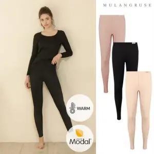 [물랑루즈] 여성 렌징 모달 9부 하의 내복 이너웨어 기능성내의