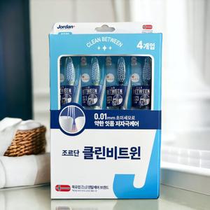 조르단 클린비트윈 미세모 칫솔 4입 /리뉴얼