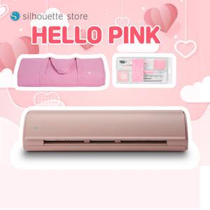 실루엣 카메오5 헬로핑크SET 커팅프린터 케익 토퍼 기계 종이공예 플로터 금박 다이어리제작 불박