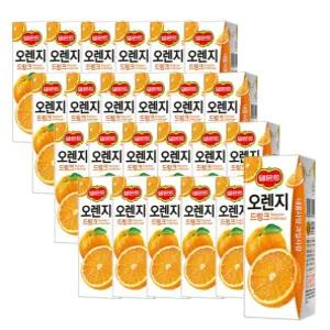 델몬트 오렌지 드링크 190ml 24팩 2박스 총 48팩