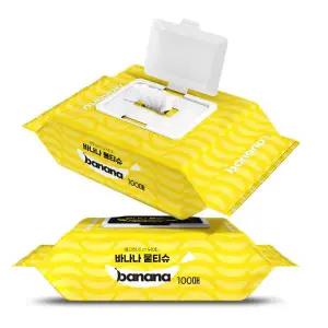 N 바나나 물티슈 100매 캡형 평량 38g