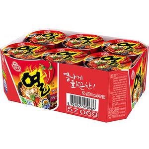 오뚜기 열라면 컵라면 6개입 2개