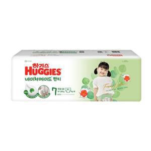 하기스 2023 네이처메이드 기저귀 7단계 팬티형 공용 32매
