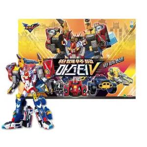 또봇V 마스터V 6단 합체 비클 스피드 몬스터 로켓 파워트레인 슈퍼드릴러 소닉스텔스 캐릭터 로봇
