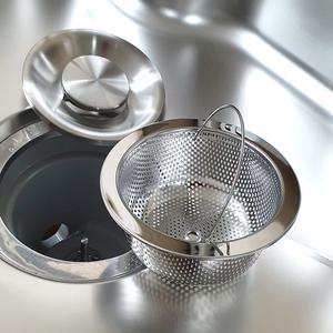 싱크대거름망 음식물탈수기용 거름망 스텐덮개 타공핏스텐망 SUS 304 국산100%