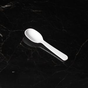 일회용스푼 110mm PP 벌크포장 화이트 2000개 죽스푼 빙수 수저 배달숟가락