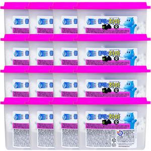 옥시레킷벤키저 물먹는하마 옷장용 숯 습기제거제 280g 16개