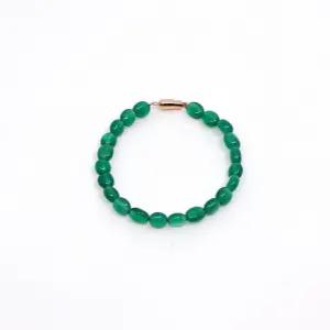 14k 그린 오닉스 팔찌(자석잠금) OPPB0631