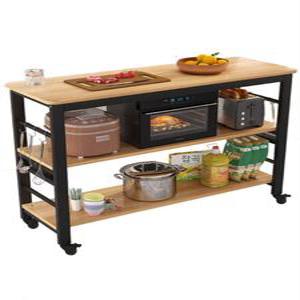 이동식조리대 주방 홈바 보조 테이블 간이 렌지대 선반