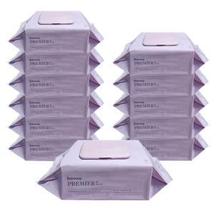 베베숲 프리미어 엠보싱 물티슈 휴대 캡형 20매 12팩