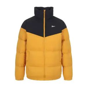 [하프클럽/리복]Reebok 남여공용 CL D11 쇼츠 패딩 덕다운 자켓 - 옐로우 / HS3889 REJU2F620Y2