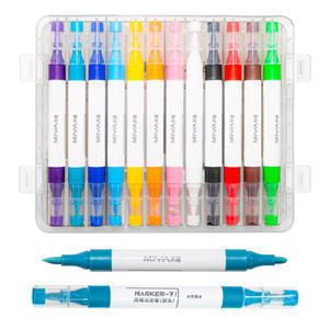 미야 히미 HIMI 아크릴 마카펜 수성 유리 패브릭 페인트 마카펜 12색 MY-M02