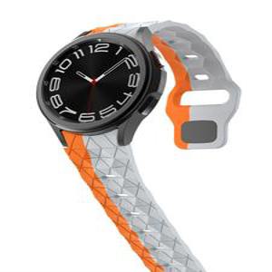 갤럭시워치7 시계줄 삼성 호환 갤럭시 워치용 갭 없는 실리콘 밴드 워치 7 6 44mm 40mm 4/5 프로 축구 팔찌