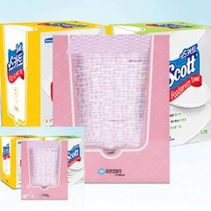 MF100 유한킴벌리 스카트 X80 푸드서비스 타올 위생행주 50매 1회용행주