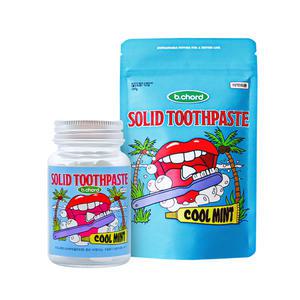 비코드 에코 고체치약 60정(본품)+150정(리필) 쿨민트향