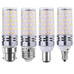 LED 옥수수 전구 E27 B15 B22 E17 12W 16W 25W 40W SMD2835 LED 전구 110V-220V 촛불 조명 스포트라이트