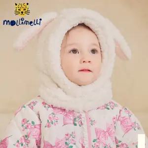 [몰리멜리] 뉴도톰래빗후드워머