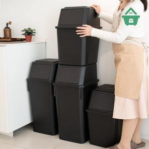 [올유리빙] 재활용 가정용 분리수거함 분리수거통 대형쓰레기통 60L