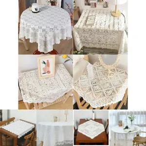 예쁜 레이스원단 테이블보 식탁테이블보/레이스/식탁/원형/커버/탁자/포/덮개/원탁/깔개/천
