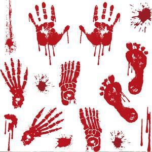 할로윈 윈도우 스티커 포토존 호러 데코 장식 유리창 홈파티 이벤트 거미줄 박쥐 블러드