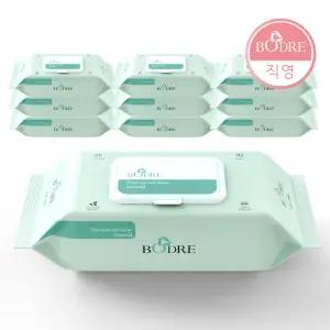 반값, 주말할인, 특가 엠보싱 에메랄드 물티슈 캡형 70매 10팩(유통기한26.2.22)