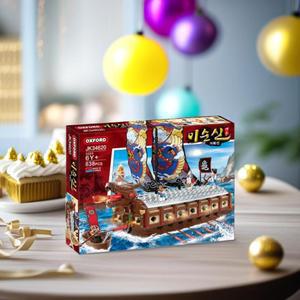 옥스포드블럭 영웅이순신 거북선 만들기 레고블럭 피규어 조립놀이 어린이 JK34620