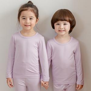 [꼬마친구]라이트 퍼플 웜히트텍 아동내의 아동내복 실내복