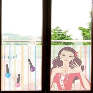 [제이큐]무점착유리시트지 뷰티풀걸네일아트 dmia165m