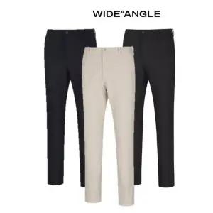 [와이드앵글](김해점)[WMW24371GH]남성 겨울 CO 잔패턴 본딩 팬츠