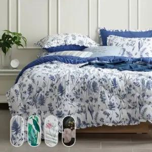 메종노아 소프트플란넬 차렵이불 패드 베개커버 세트 Q 4색상