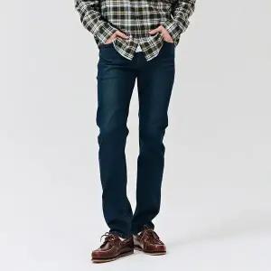 [하프클럽/체이스컬트]남성 기모 히든밴딩 슬림 데님 팬츠-DFRK2321C04