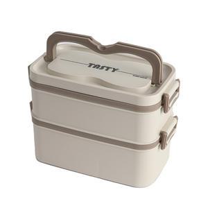 블랑블랙 보온보냉 2단 스텐 도시락통 전자레인지 직장인 학생 샐러드 런치박스