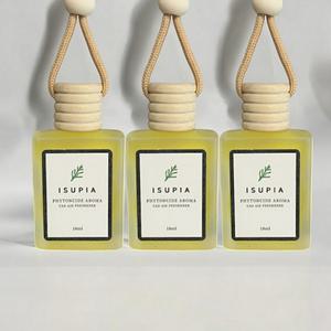 아이수피아 방향제 천연 아로마 차량 화장실 방향제 송풍구거치 및 걸이형 18ml 3개