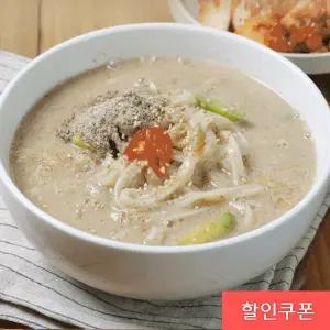 명장 생 들깨칼국수 4인분(생면 4인분+소스4개) /쫄깃한면/고소한들깨가루