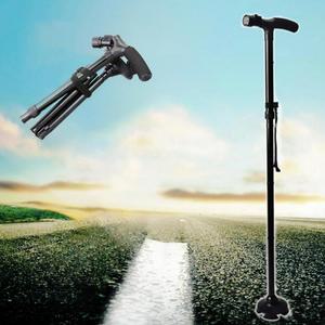 길이조절 LED 어르신 지팡이 접이식 사발 네발 4발 지팡이 실버 노인 환자