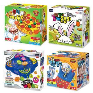 [애들랜드]흔들흔들 피자토핑 당근질주 토끼운동회 슈퍼슈팅 배틀팽이 금나와라 행운빙고 보드게임