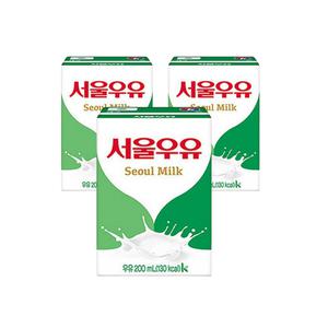 서울우유 멸균우유 흰우유 200ml 48개