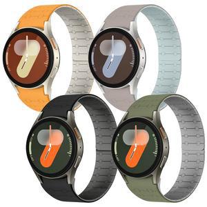 [아이몰]갤럭시워치7 스트랩 갤럭시 워치6 5 4 프로 에어핏 마그네틱 실리콘 밴드 20mm 시계줄 줄질 호환