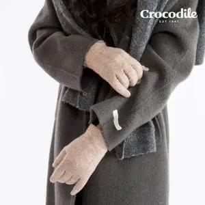 크로커다일 써클 로고 스마트터치 여성 모장갑