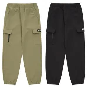 [에꼴리에] 남자 겨울이월 나일론 본딩 언발 카고조거바지(24D1204)