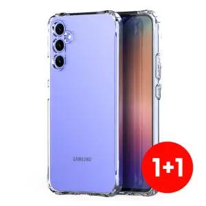 (2개) 변색없는 갤럭시 버디4 A16 방탄 에어 범퍼 카메라보호 풀커버 투명 젤리 핸드폰 케이스 A165 A166