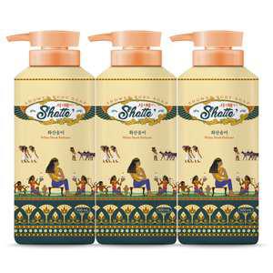 무궁화 샤워때비누 화산송이 900ml 3개 /바디워시 바디클렌저