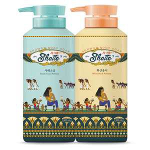 무궁화 샤워때비누 500ml 화산송이 1개 + 사해소금 1개