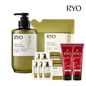 [려][빠른배송] 려 루트젠 탈모전문케어 여성 샴푸 515ml+리필팩 400ml+증정