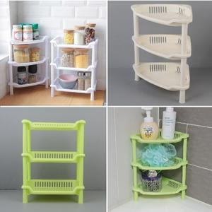 조립식 3단 욕실 싱크대 틈새 코너선반 장식장