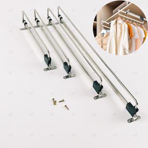 슬라이딩 레일 옷걸이 행거 인출식 연장형 옷방 옷장 드레스룸 공간절약 슬라이드 코디 바지 걸이