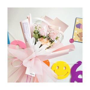 미니장미 아크릴 하트봉꽃다발 졸업 입학 연주회 발표회 학예회 생일 축하 선물