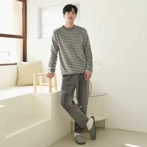 [모스트맘]단가라수면세트_남_그레이