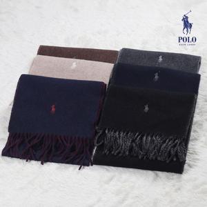 폴로 랄프로렌 클래식 리버서블 양면 울 머플러 단색 포니 목도리 PC0455
