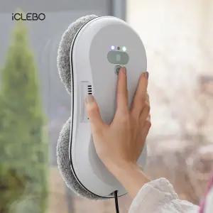 아이클레보 창문 아파트 베란다 틈 스팀 통창문 로봇 청소기  W550 클린 윈도우 초슬림 화이트